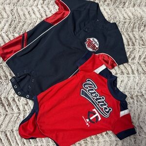 Minnesota Twins Bodysuit Set- jerseys